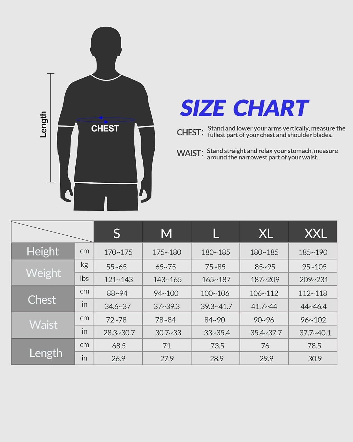 Thumbnail 6 de MEETYOO 5 Pack Tee Shirt Running Homme – T-Shirt Manches Courtes pour Sport et Fitness