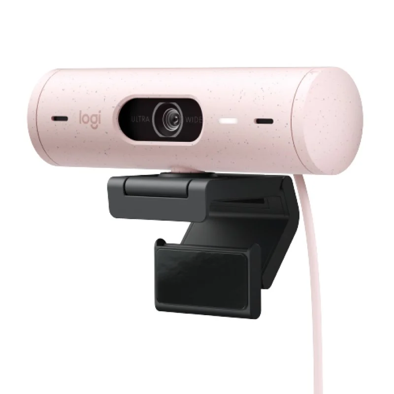 Logitech Brio 500 Webcam FullHD en Color Rosa