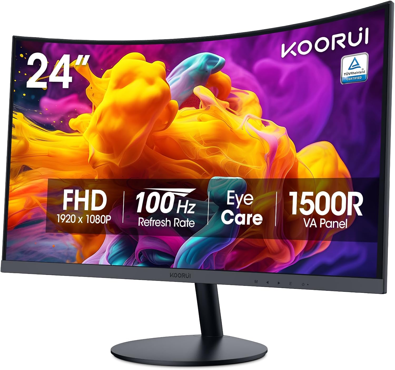 Detalle de KOORUI Curved Monitor 24-inch