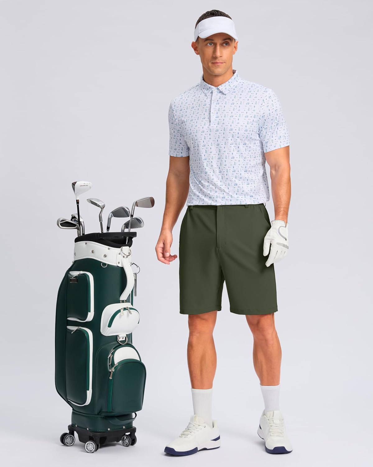 Thumbnail 6 de Pudolla Men's Casual Golf Shorts, 5"/7"/9" Inseams, 4-Way Stretch