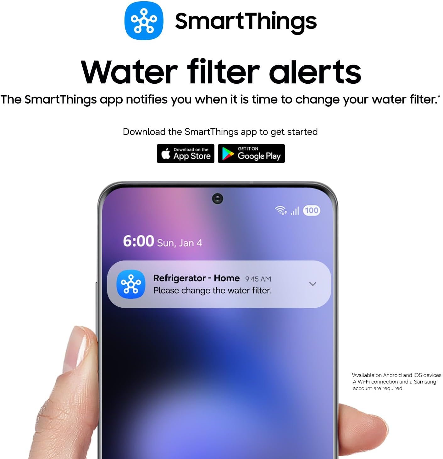 Thumbnail 2 de Samsung Genuine Carbon Block Refrigerator Water Filter (HAF-CIN/EXP) – 6-Month Life, 1-Pack