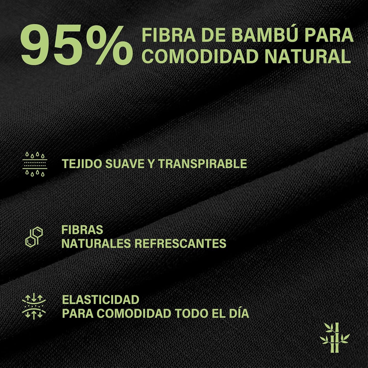 Detalle 1 de PUTUO Calzoncillos Largos bambú hombre
