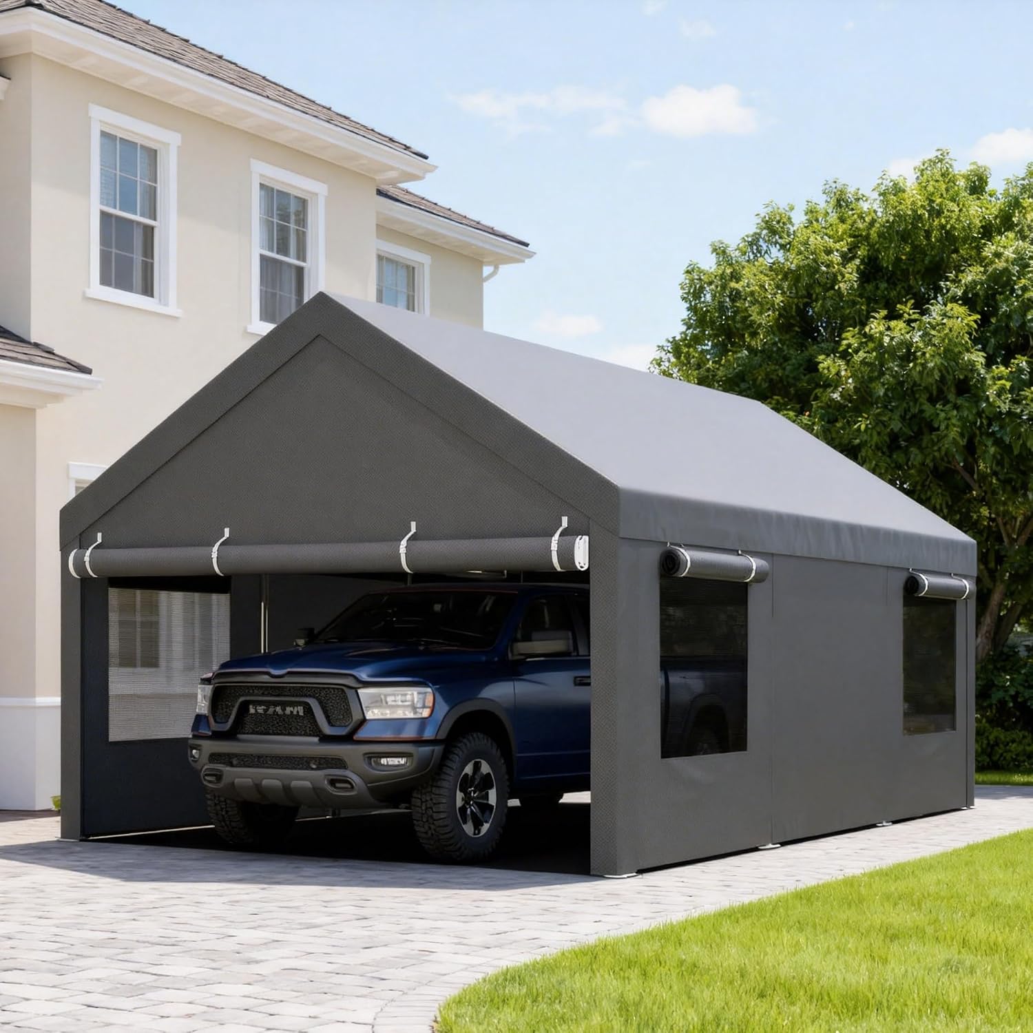 Thumbnail 6 de JY QAQA Carport, 12x20 FT
