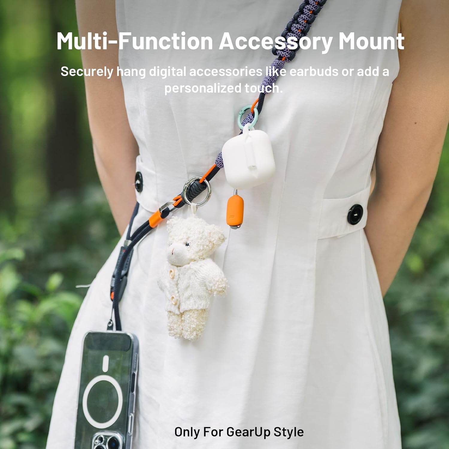 Thumbnail 6 de PGYTECH LinkGo Sangle Smartphone — Bandoulière en Nylon Réglable avec Attaches Multiples