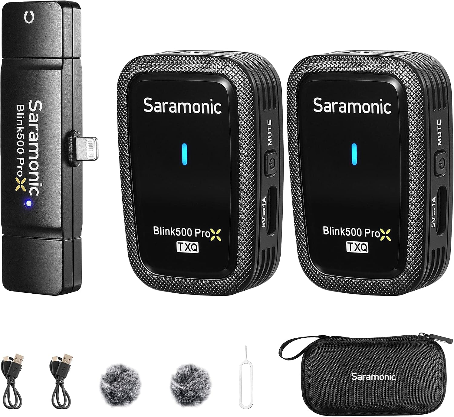 Detalle de Saramonic wireless lavalier microphone Blink500 ProX Q4
