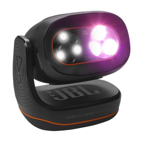 Detalle de JBL PartyLight Beam: Proyector Bluetooth de Luces LED RGB para fiestas