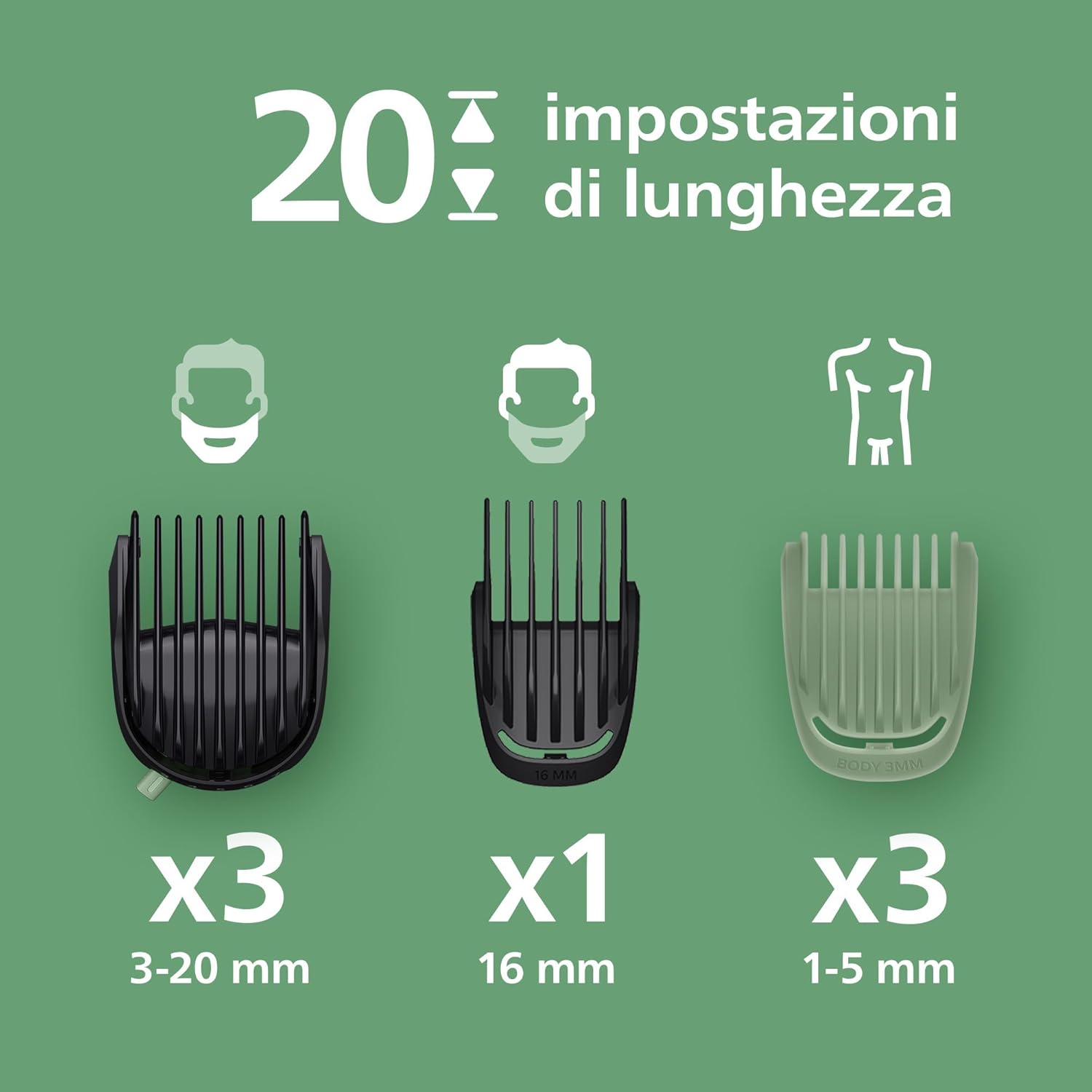 Thumbnail 2 de Philips MG5952/30 rifinitore 20 impostazioni 🧔