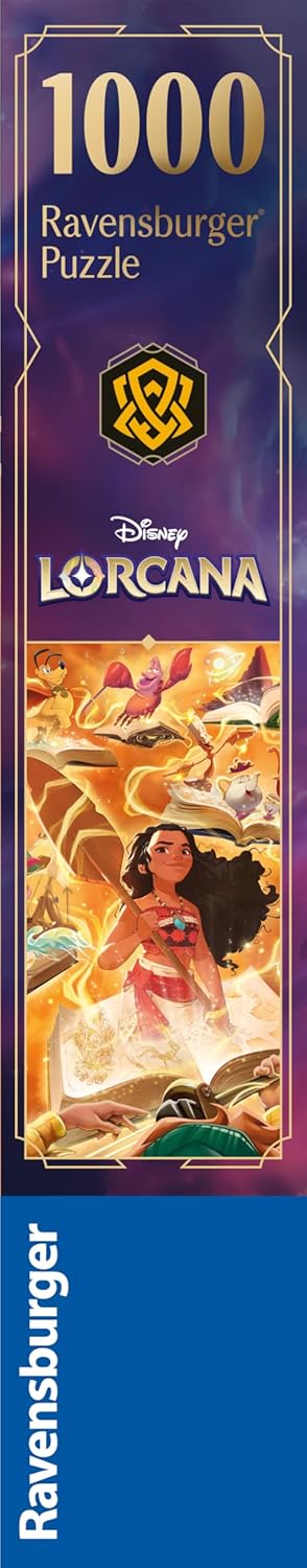 Detalle de Ravensburger Disney Lorcana Glimmers of the Realm: Amber 1000 Piece Puzzle