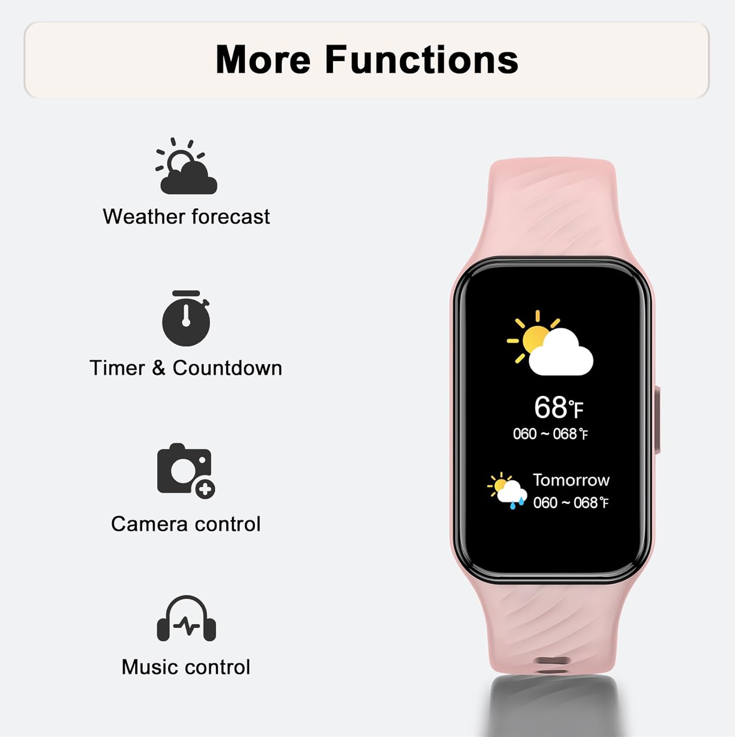 Thumbnail 5 de Blackview Smart Watch for Women and Men – 1.47” TFT Display, 50 Days Battery Life, IP68 Waterproof