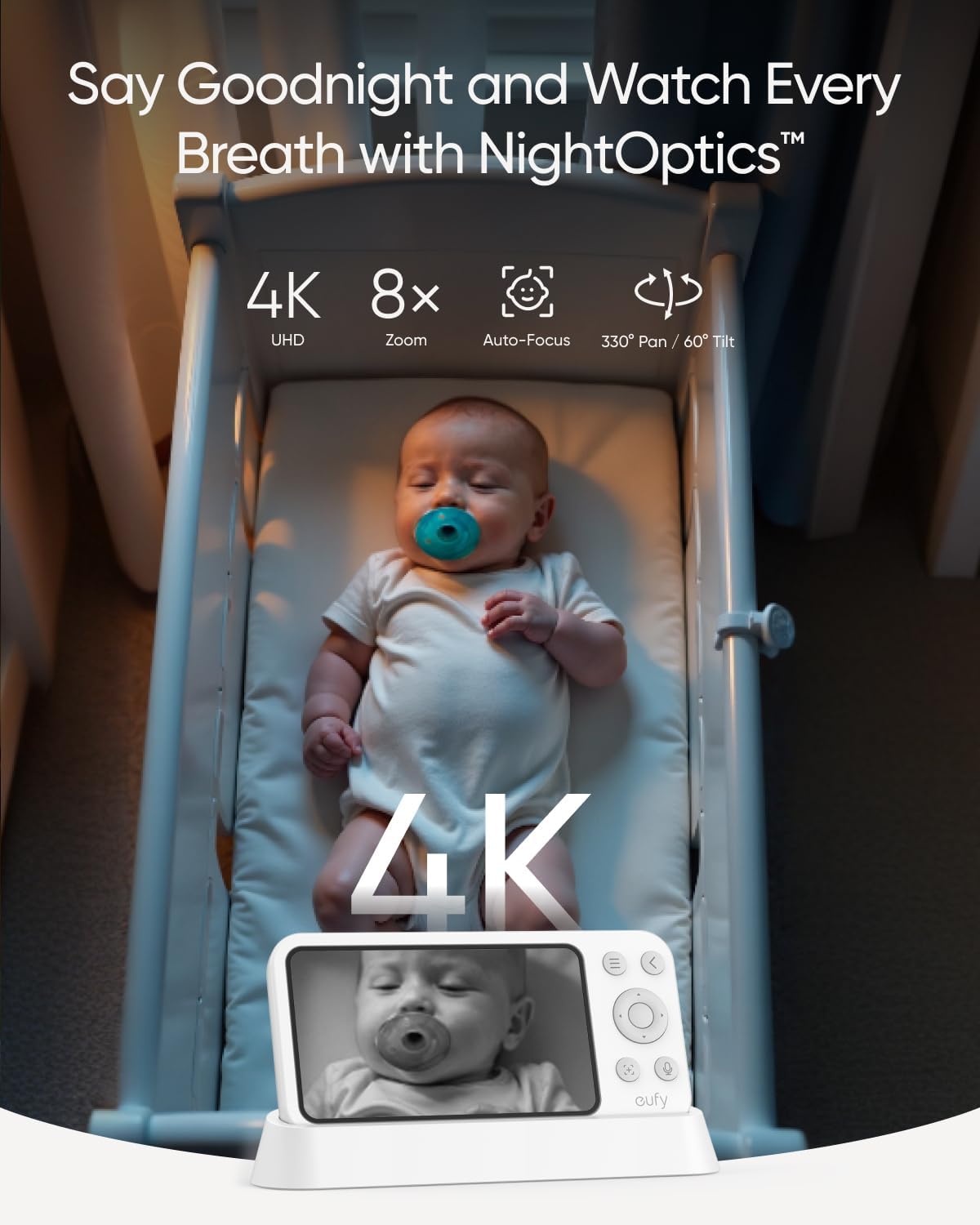 Detalle de eufy Baby Monitor E21 with 4K UHD