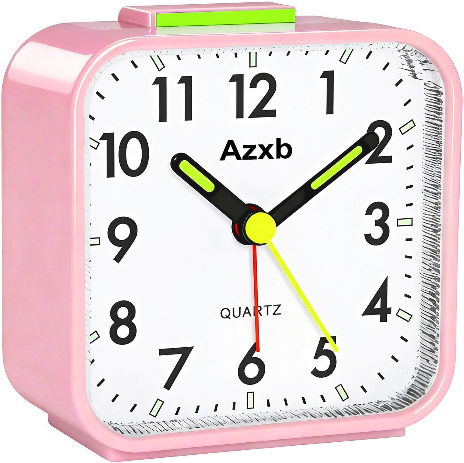 Detalle de Azxb Azxb-alarm clock analoge wekker met stil uurwerk en sluimerfunctie