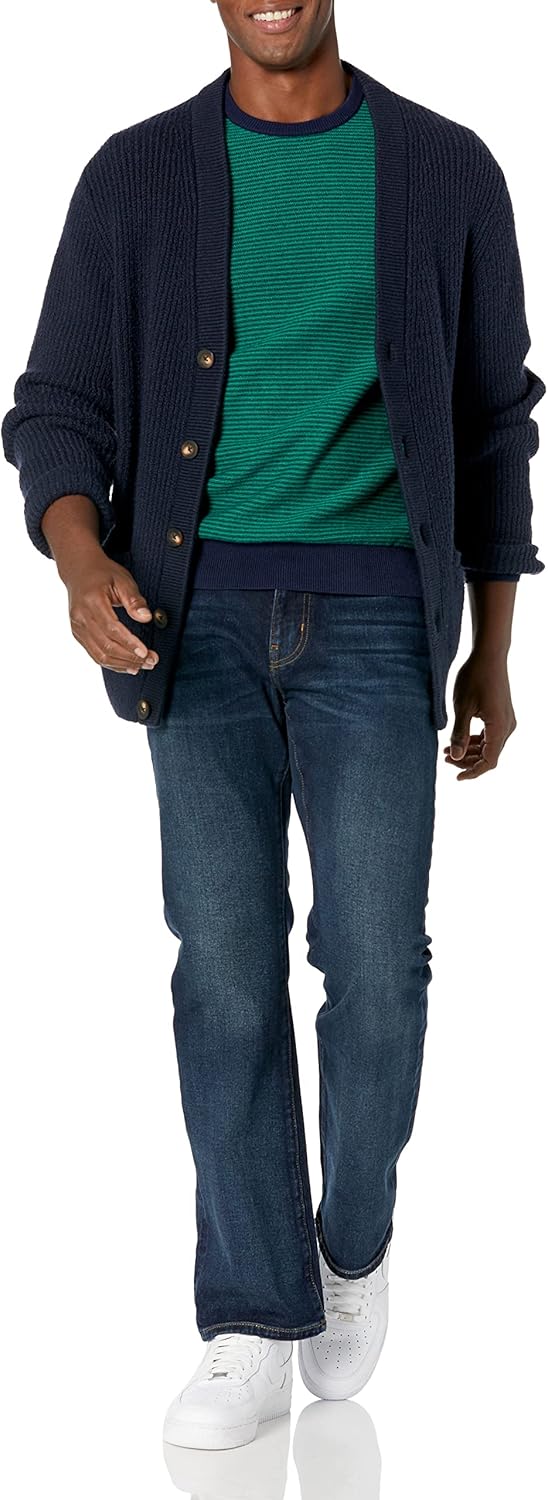 Thumbnail 3 de Amazon Essentials Herren Langärmliger Pullover mit Rundhalsausschnitt aus 100% Baumwolle (normaler Schnitt)