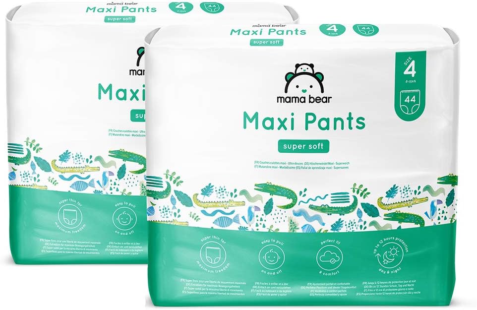 Thumbnail 5 de Mama Bear Maxi Höschenwindeln Gr. Maxi 8-15 kg – 88 Stück (2 x 44), Krokodil-Design