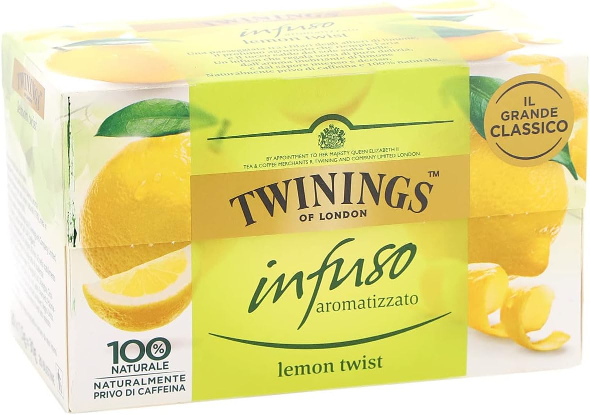 Thumbnail 5 de Twinings Infuso Aromatizzato Sensations Lemon Twist senza caffeina – 6 confezioni da 20 filtri (120 filtri totali)
