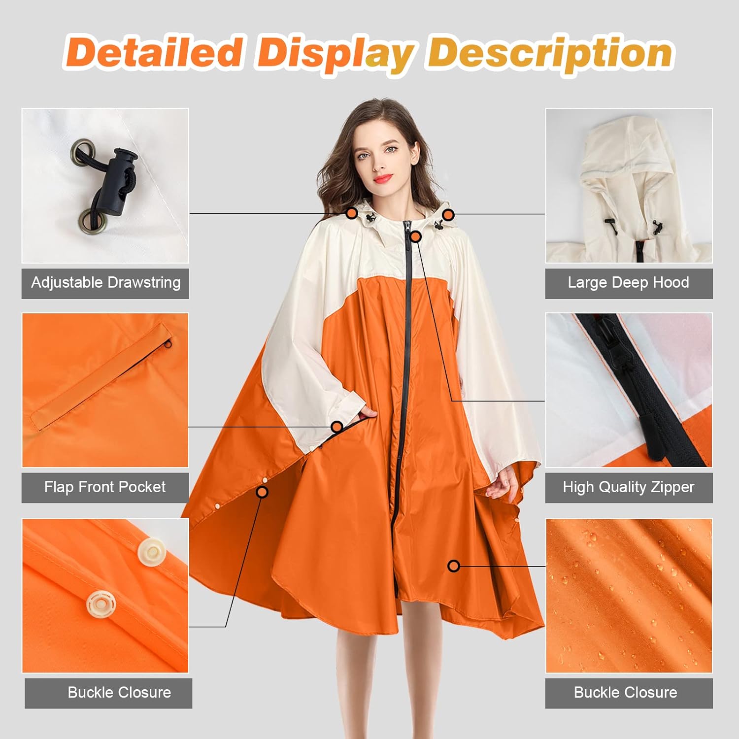 Thumbnail 3 de SOPPY Poncho Antipioggia Impermeabile Leggero XL – Unisex