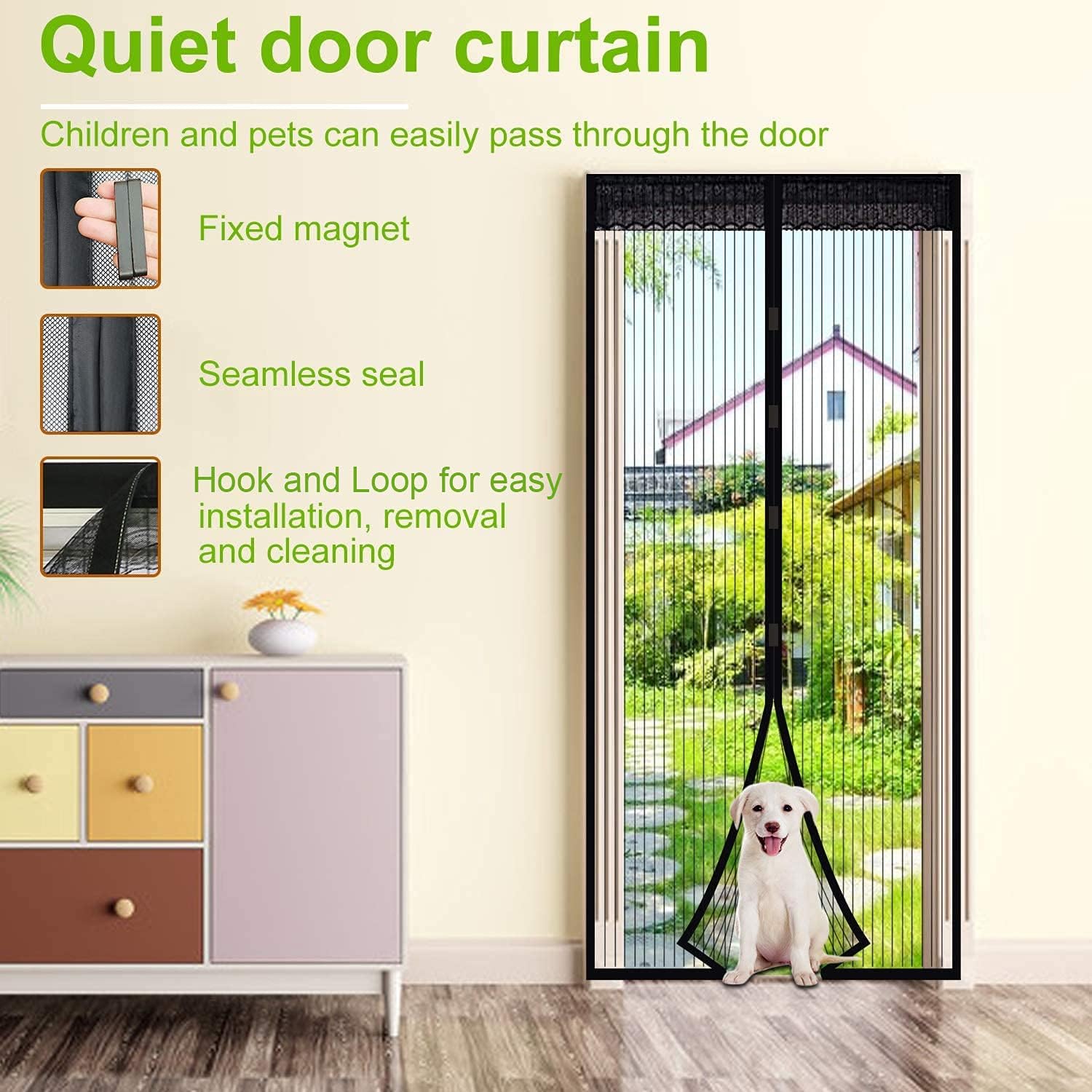 Thumbnail 4 de EXTSUD Magnetic Fly Screen Door 90x210 cm