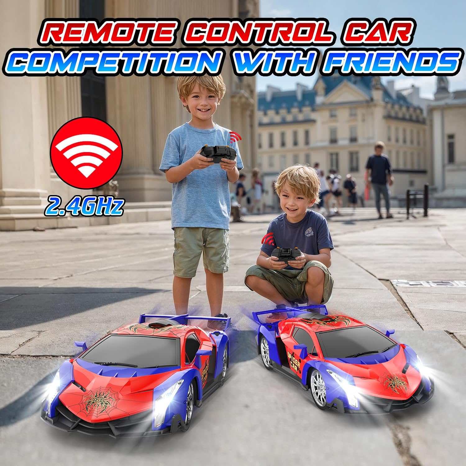 Detalle de FUIOCOCP RCY1114 Spider RC-auto 1:18, oplaadbaar en 2,4 GHz