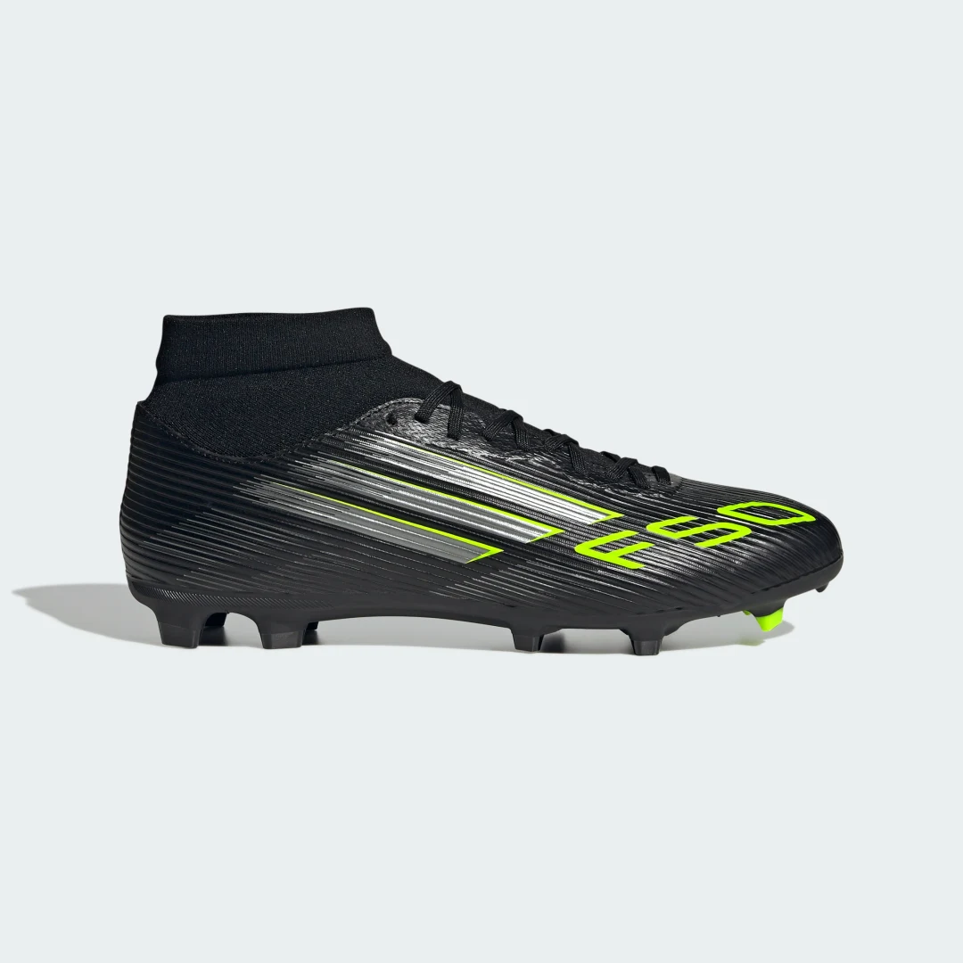 Detalle de Bota de fútbol Adidas F50 League Mid para césped natural seco y multisuperficie