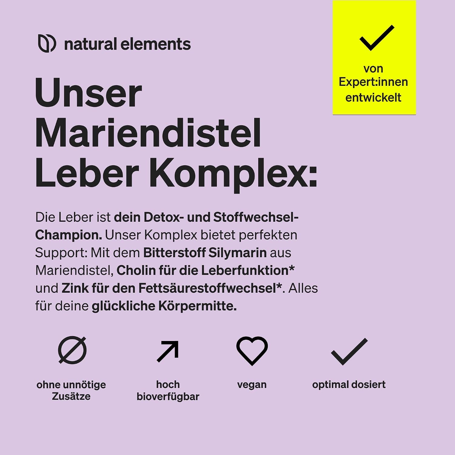 Thumbnail 2 de natural elements Mariendistel Leberkomplex 120 Kapseln