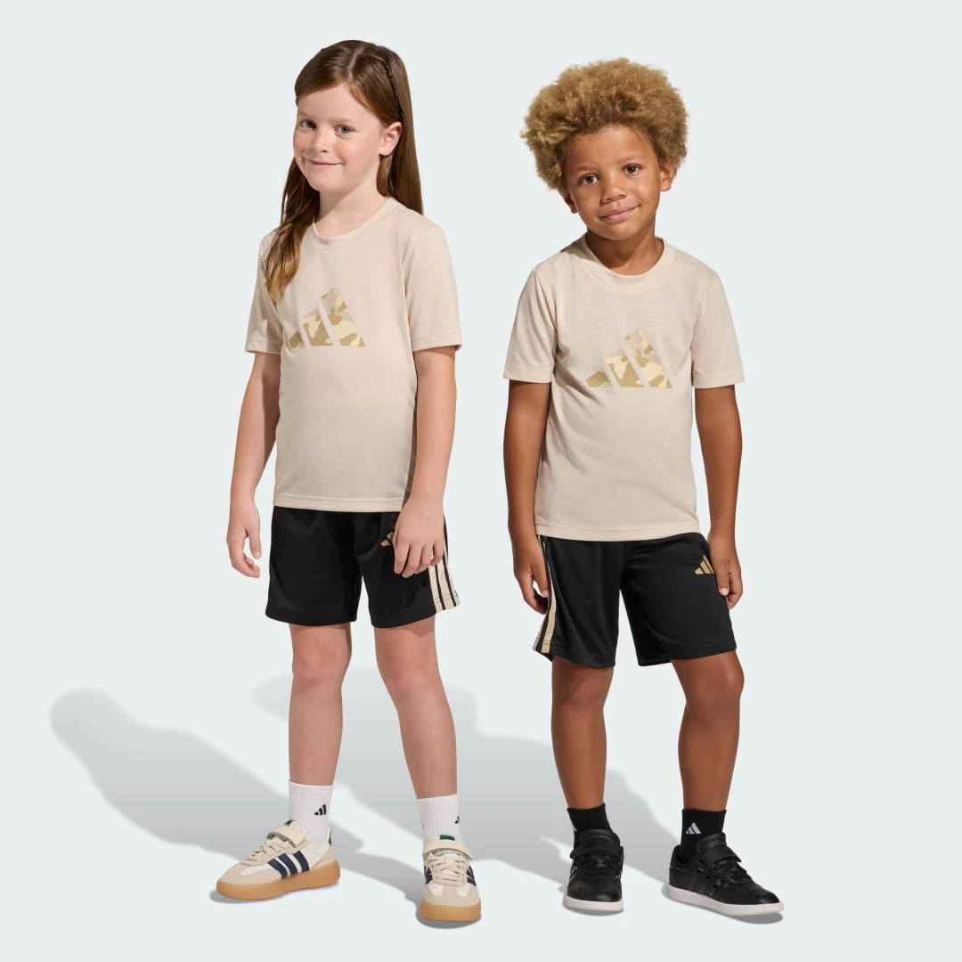 Detalle de Conjunto Train Essentials Camo Print Set para niños – Adidas