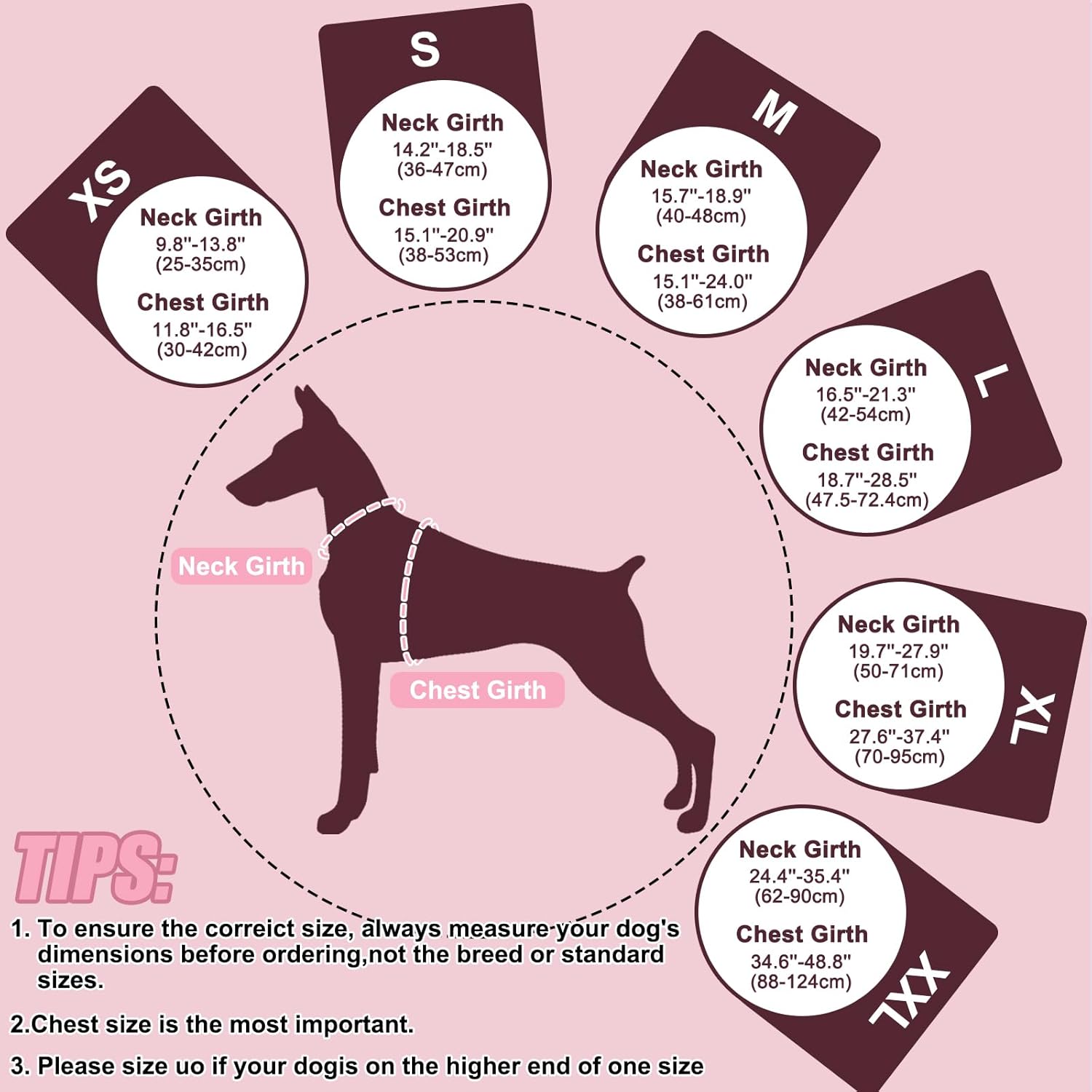 Thumbnail 4 de EMUST Dog Life Preserver in SakuraPink (Medium, M) – good visibility dog flotation vest