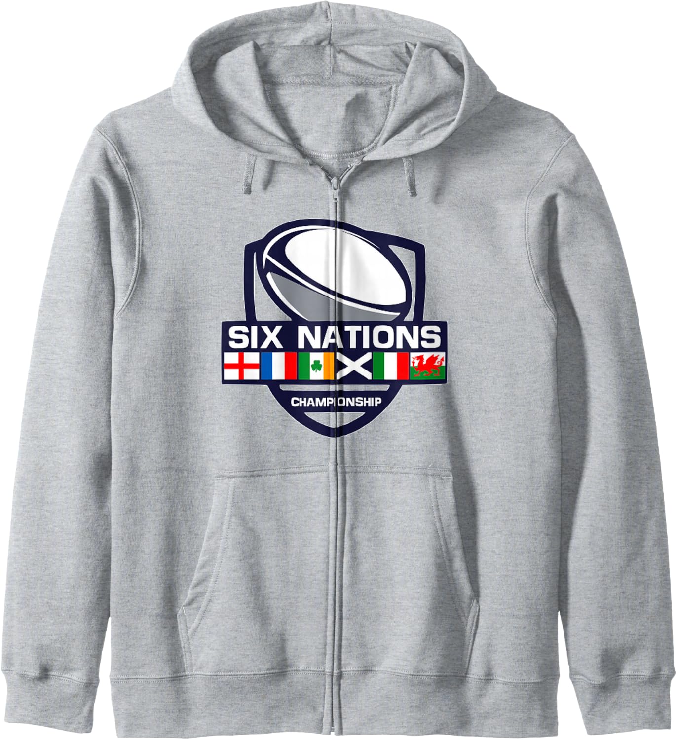 Thumbnail 4 de Sei Nazioni Rugby Felpa con Cappuccio