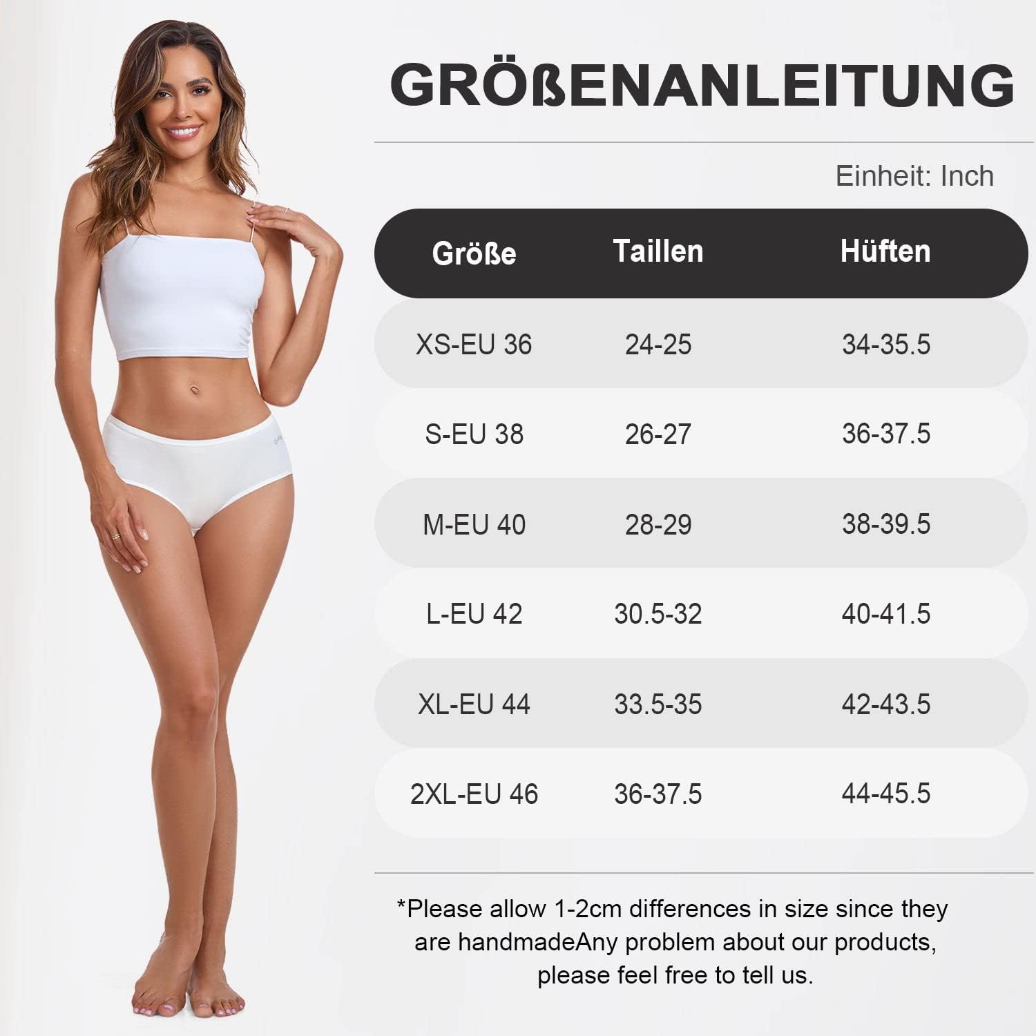 Thumbnail 6 de coskefy Unterhosen Damen 6er Pack Baumwolle