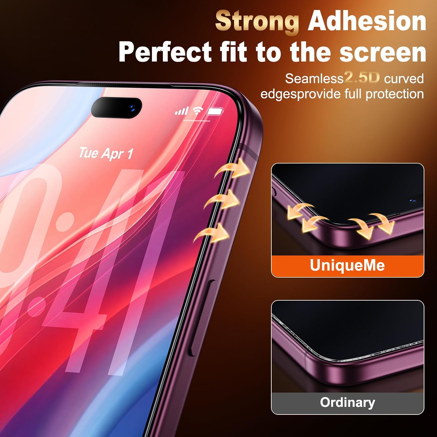 Detalle 2 de UniqueMe Matte Screen Protector for iPhone 18 Pro Max, 6.9-Inch, 2-Pack