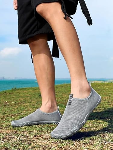 Detalle 2 de Ziitop Unisex Zapatos Descalzos Barefoot para Playa y Actividades Acuáticas – Gris 43EU