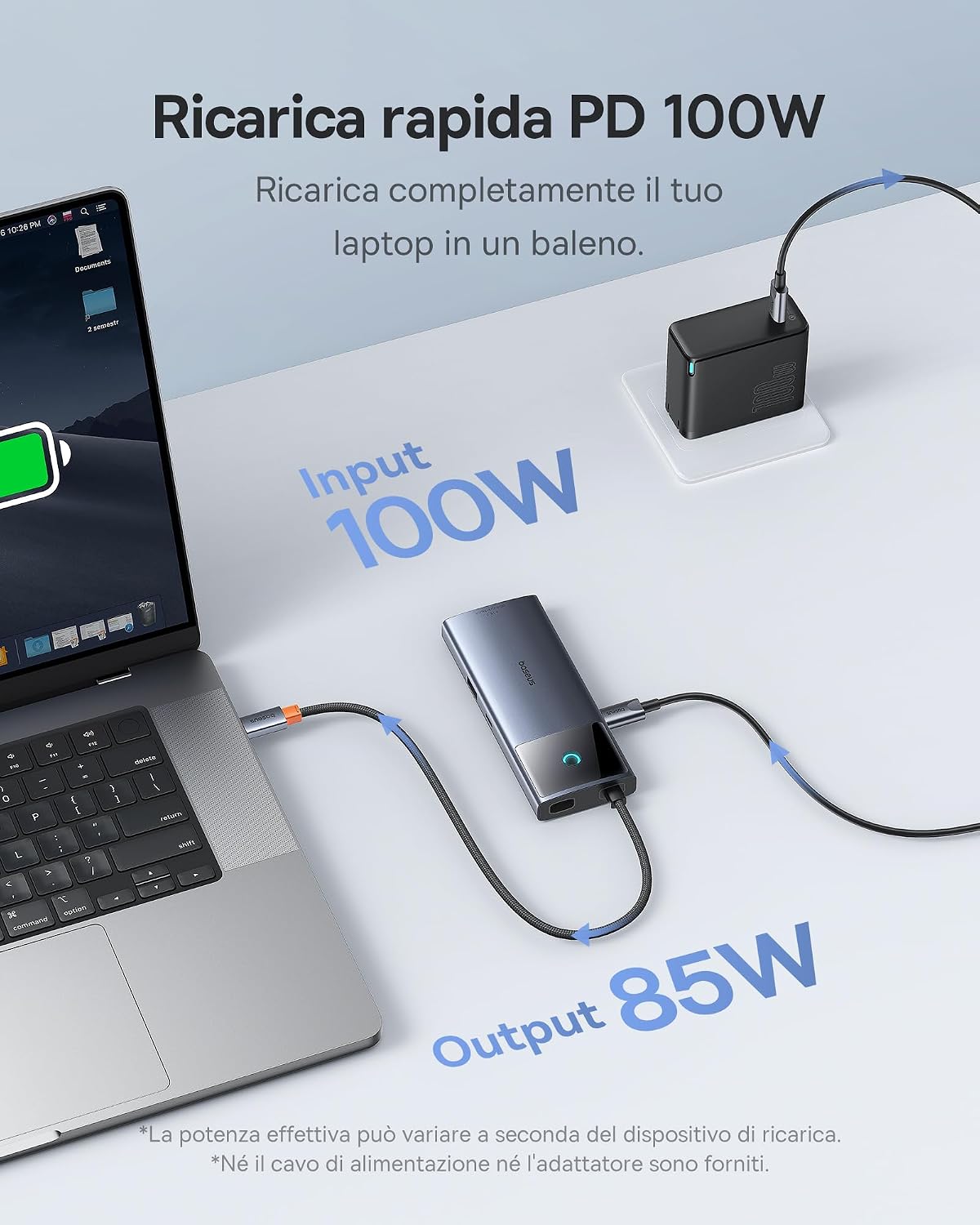 Thumbnail 5 de Baseus Hub USB C 10Gbps Adattatore 6 in 1