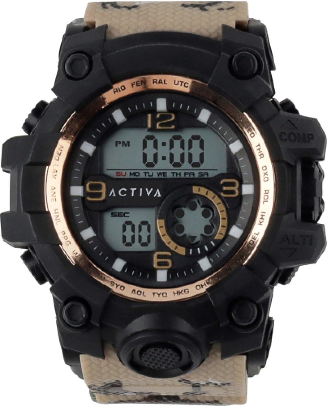 Thumbnail 6 de Invicta Activa Digitale 54mm — Montre homme quartz plastique, cadran bleu