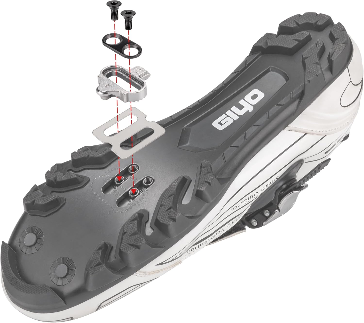 Thumbnail 4 de GEWAGE SPD Cleats für Shimano SPD 2-Loch-System – SH51 12° Float oder SH56 Multi-Release, inkl. Montage-Set