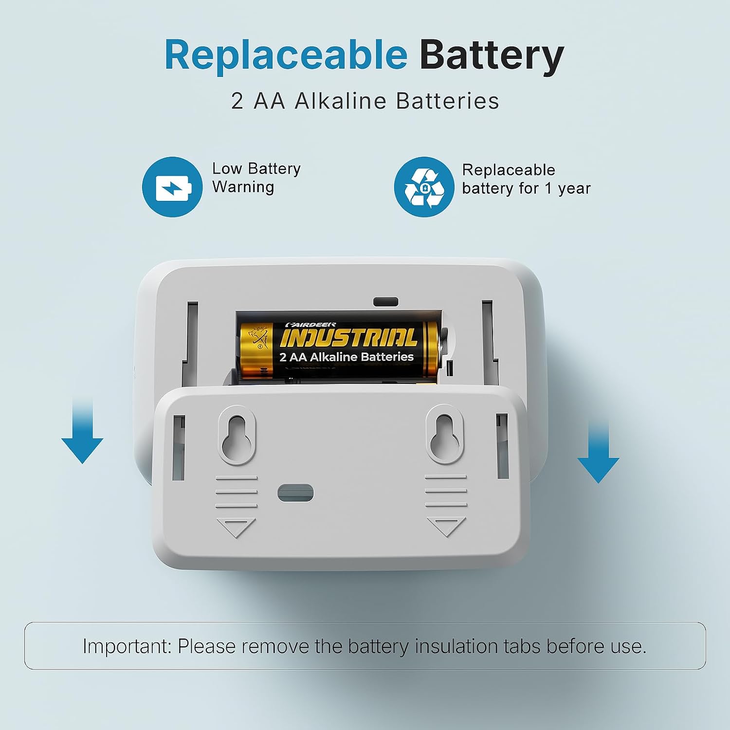 Detalle 2 de Carbon Monoxide Detector with Digital Display (Light Grey) – 10-Year Sensor Life