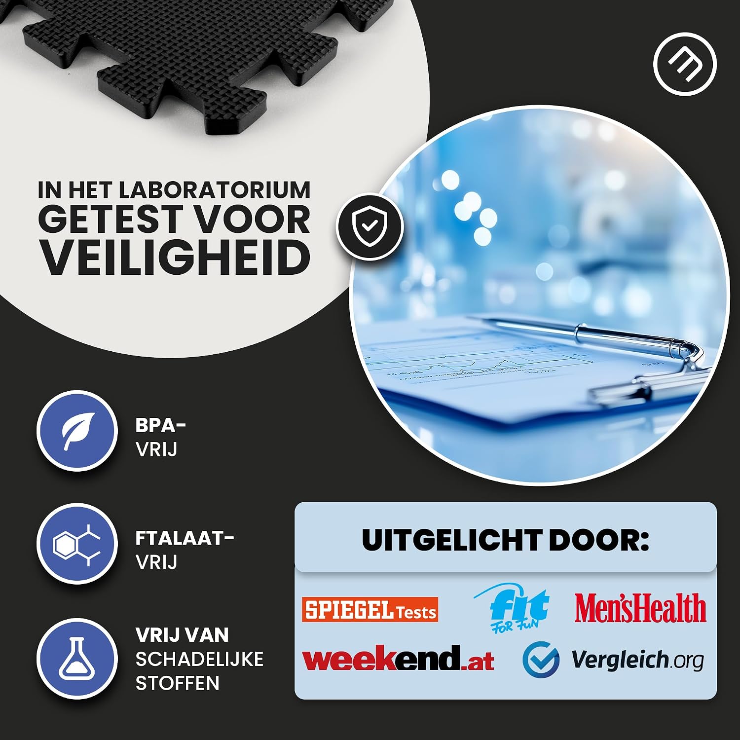 Detalle de bemaxx Vloerbeschermingsmat 18 matten