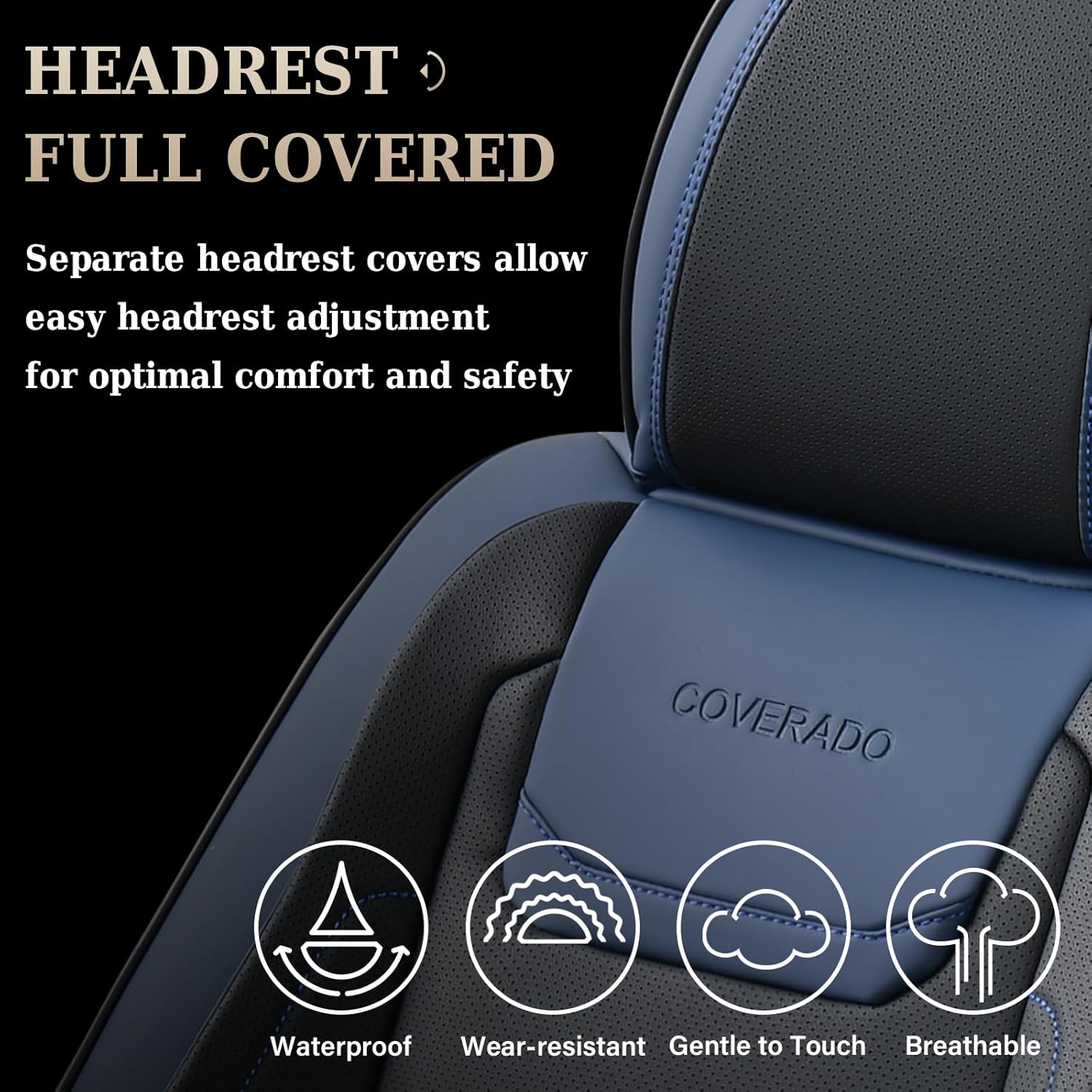 Thumbnail 6 de Car Seat Covers Waterproof Set for Most Cars