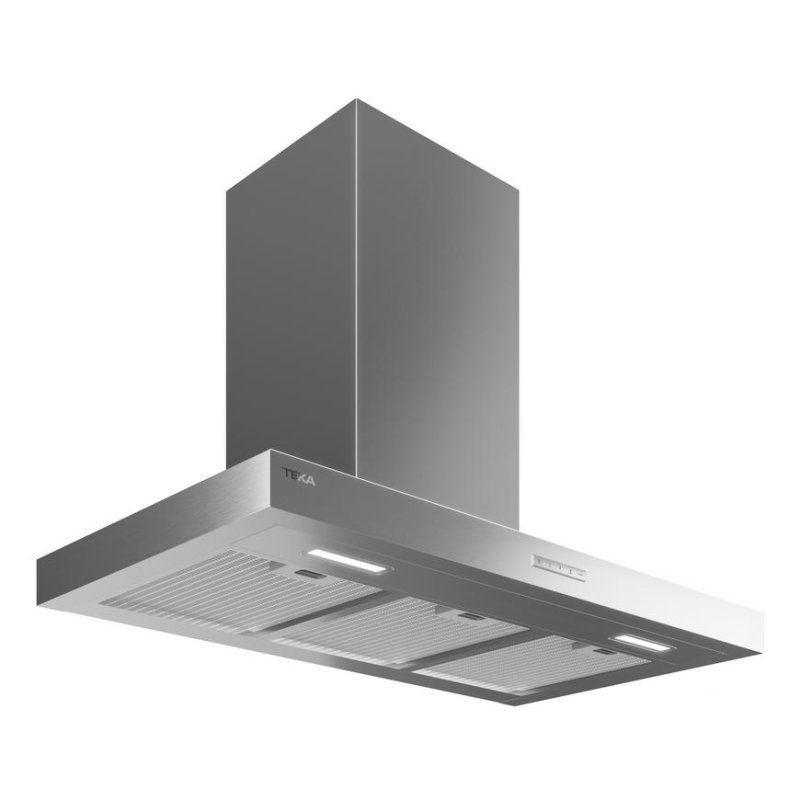 Detalle de Campana extractora Teka DSF 96370 KCS IX 90 cm: extracción o recirculación con iluminación LED