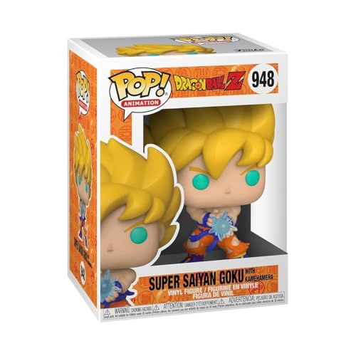 Detalle de Funko Pop! DBZ S9 SS Goku con Kamehameha