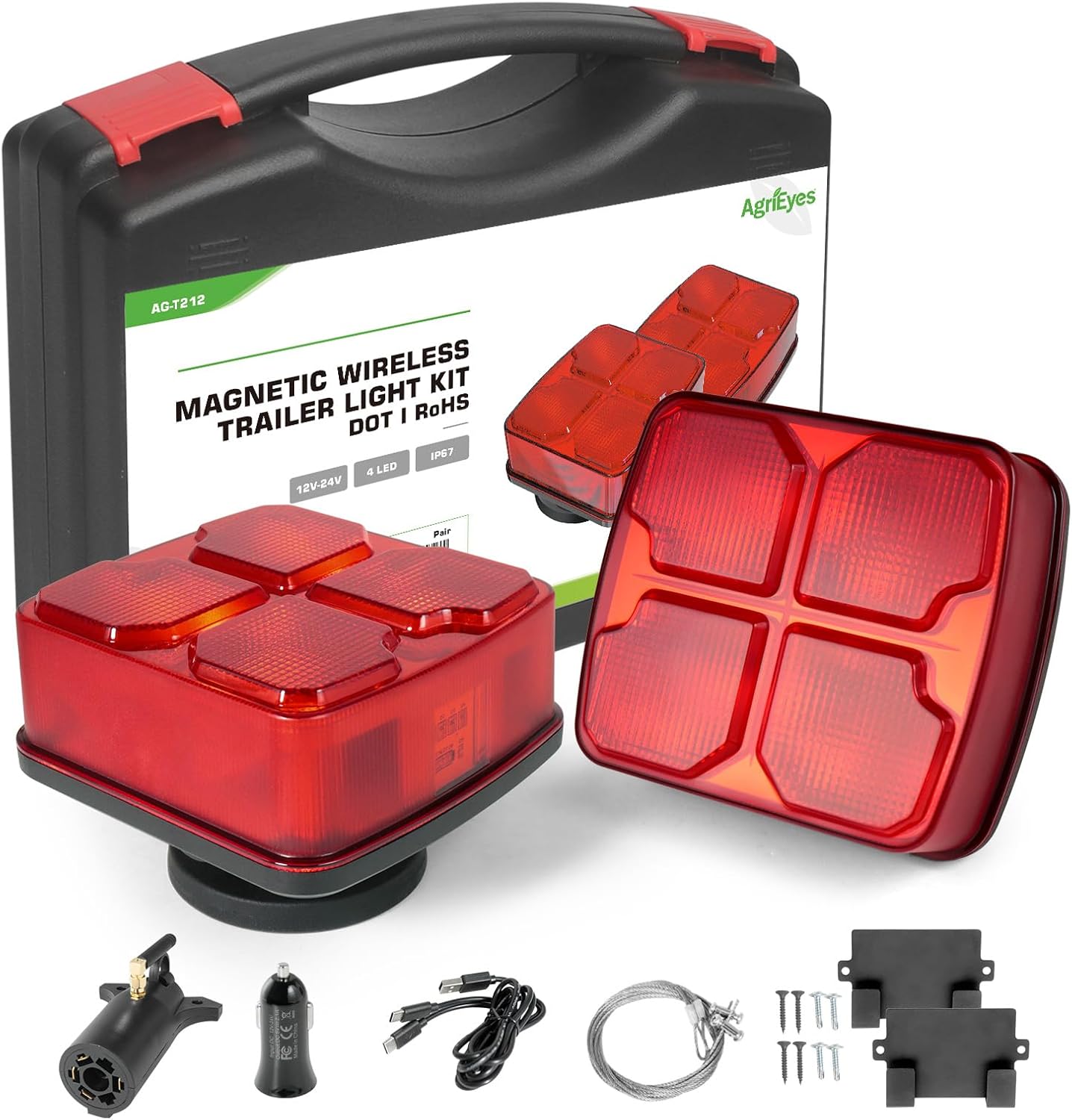 Thumbnail 6 de Agrieyes Wireless Trailer Lights with Magnetic Mount 🚚