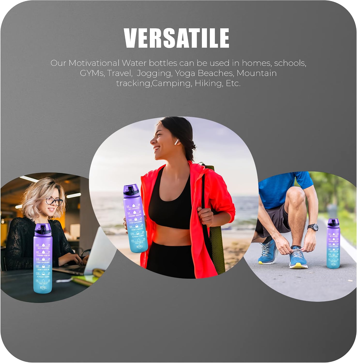 Thumbnail 4 de Roe Tenpo Water Bottle 1L for sports