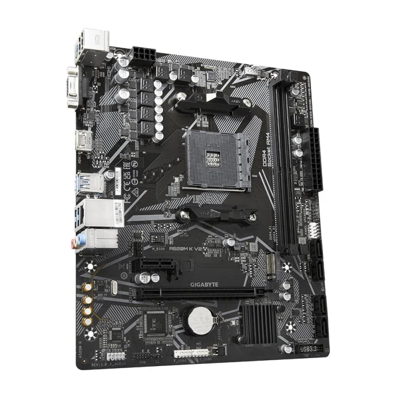 Detalle 2 de Gigabyte A520M K V2 placa base