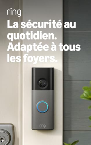 Thumbnail 5 de Ring sonnette vidéo sans fil (Battery Video Doorbell) — nouvelle génération, 2K retinal et zoom 6x