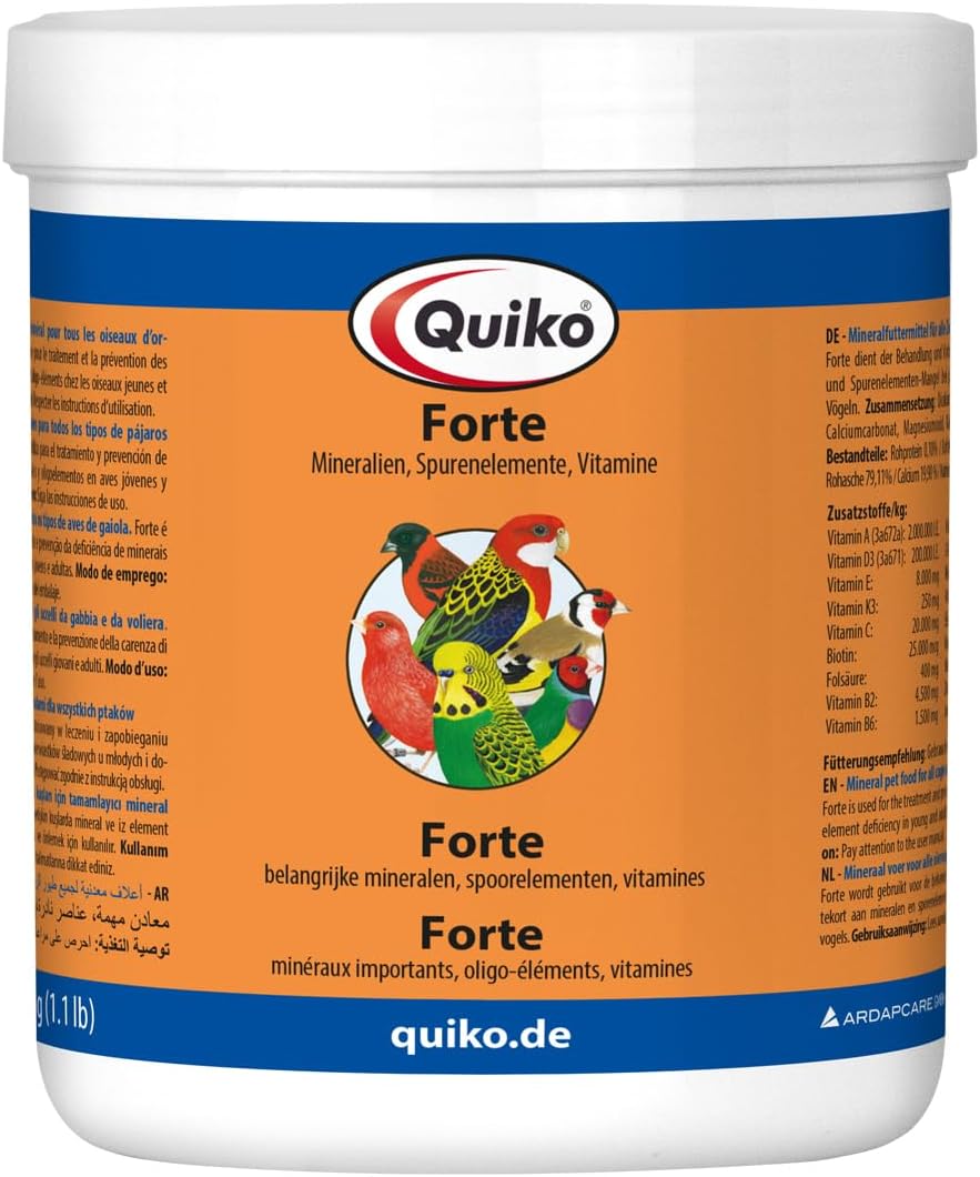 Detalle de Quiko Forte 500g minerali e vitamine per uccelli 🐦