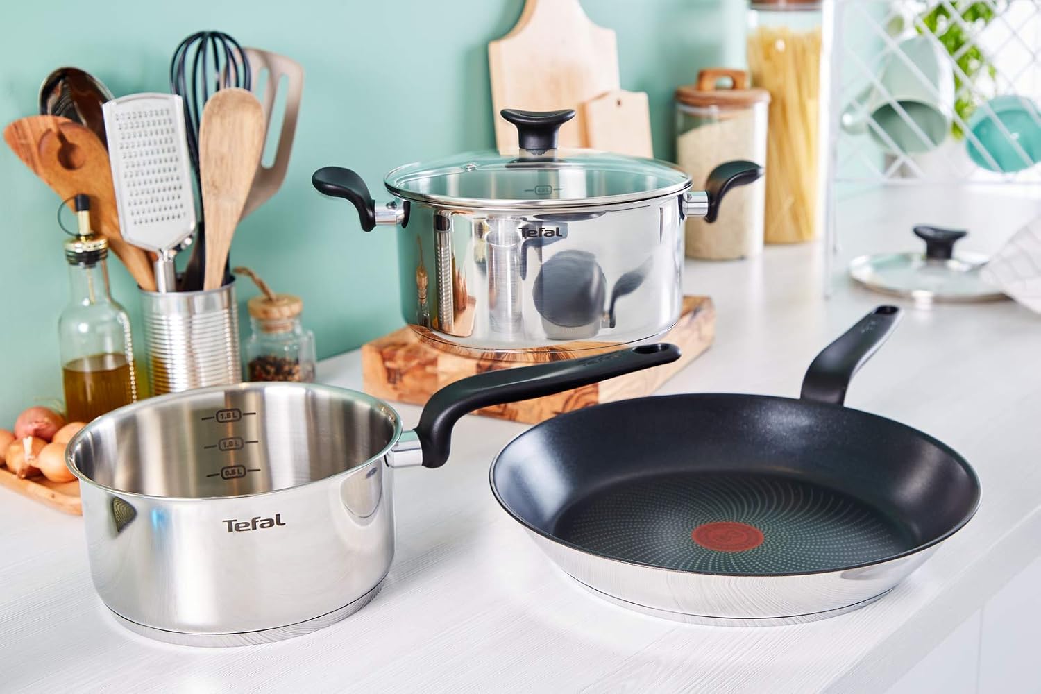 Thumbnail 4 de Tefal Primary E3084604 faitout 24 cm 5 L en inox đČ