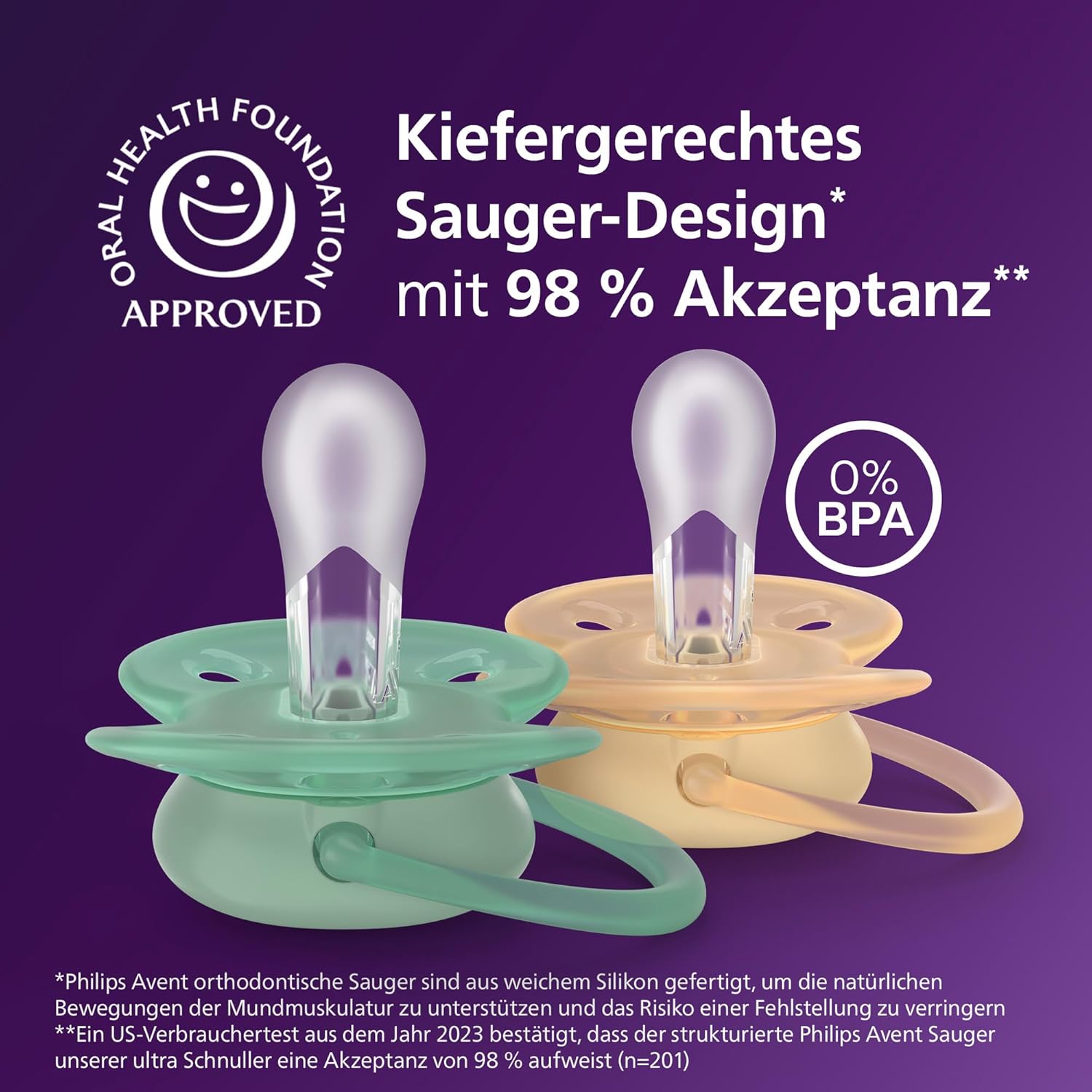 Thumbnail 2 de Philips Avent ultra soft Schnuller 6–18 Monate