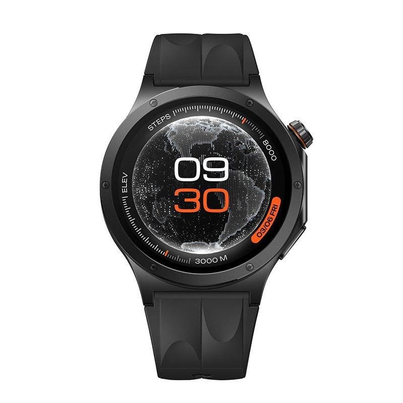 Detalle de OnePlus Watch 4 Bluetooth NFC OLED Negro con correa M • 5ATM+IP68, SpO2 y pulsómetro