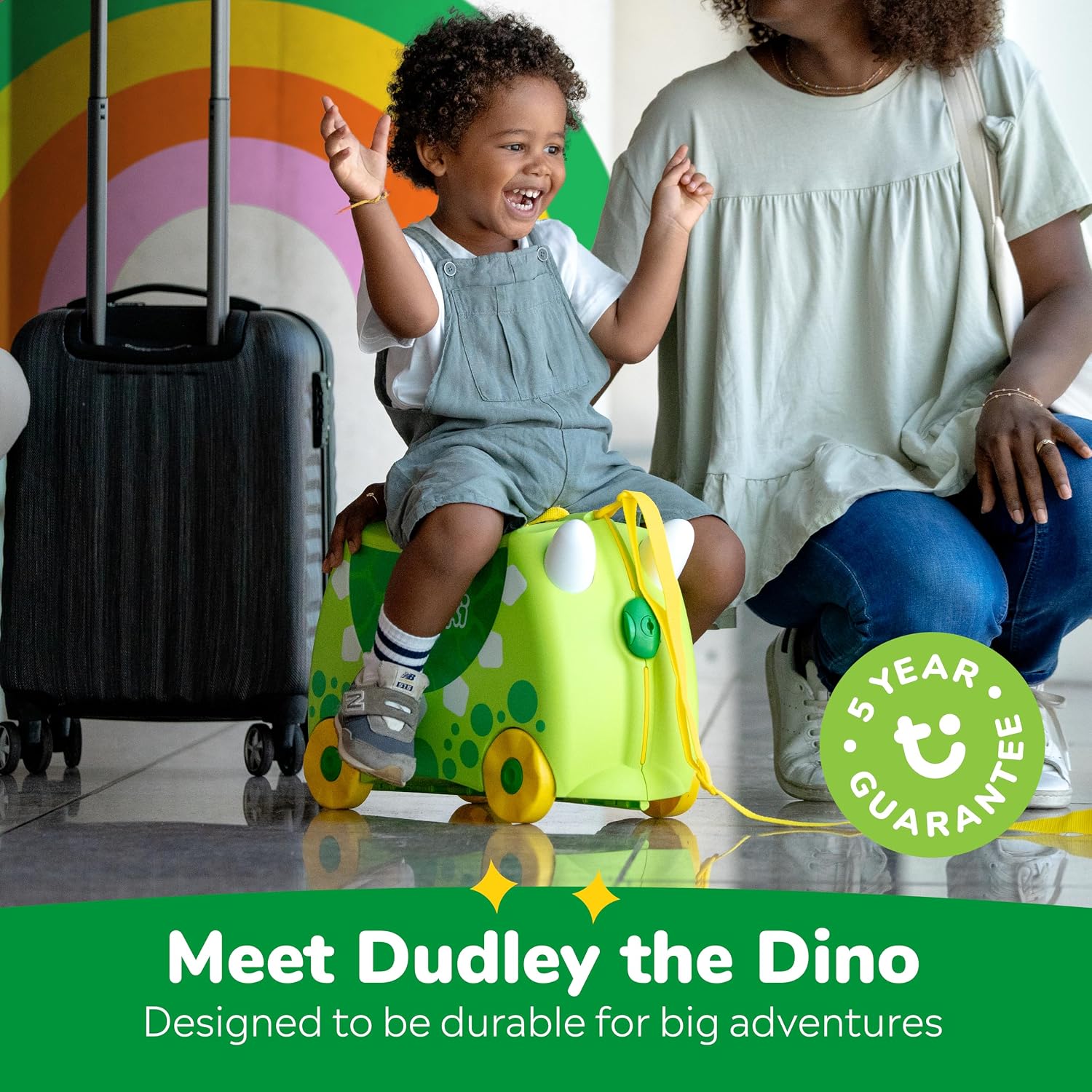 Thumbnail 4 de Trunki Dudley the Dinosaur Ride-On Suitcase – A durable, travel-friendly kids’ carry-on