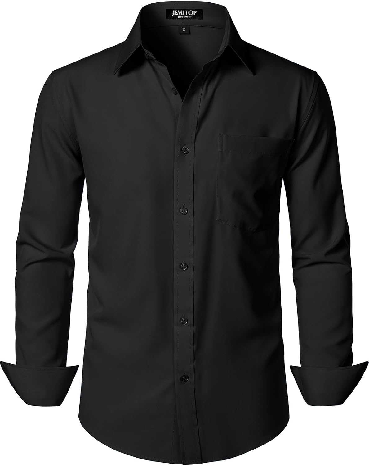 Detalle de JEMITOP Men's Dress Shirt
