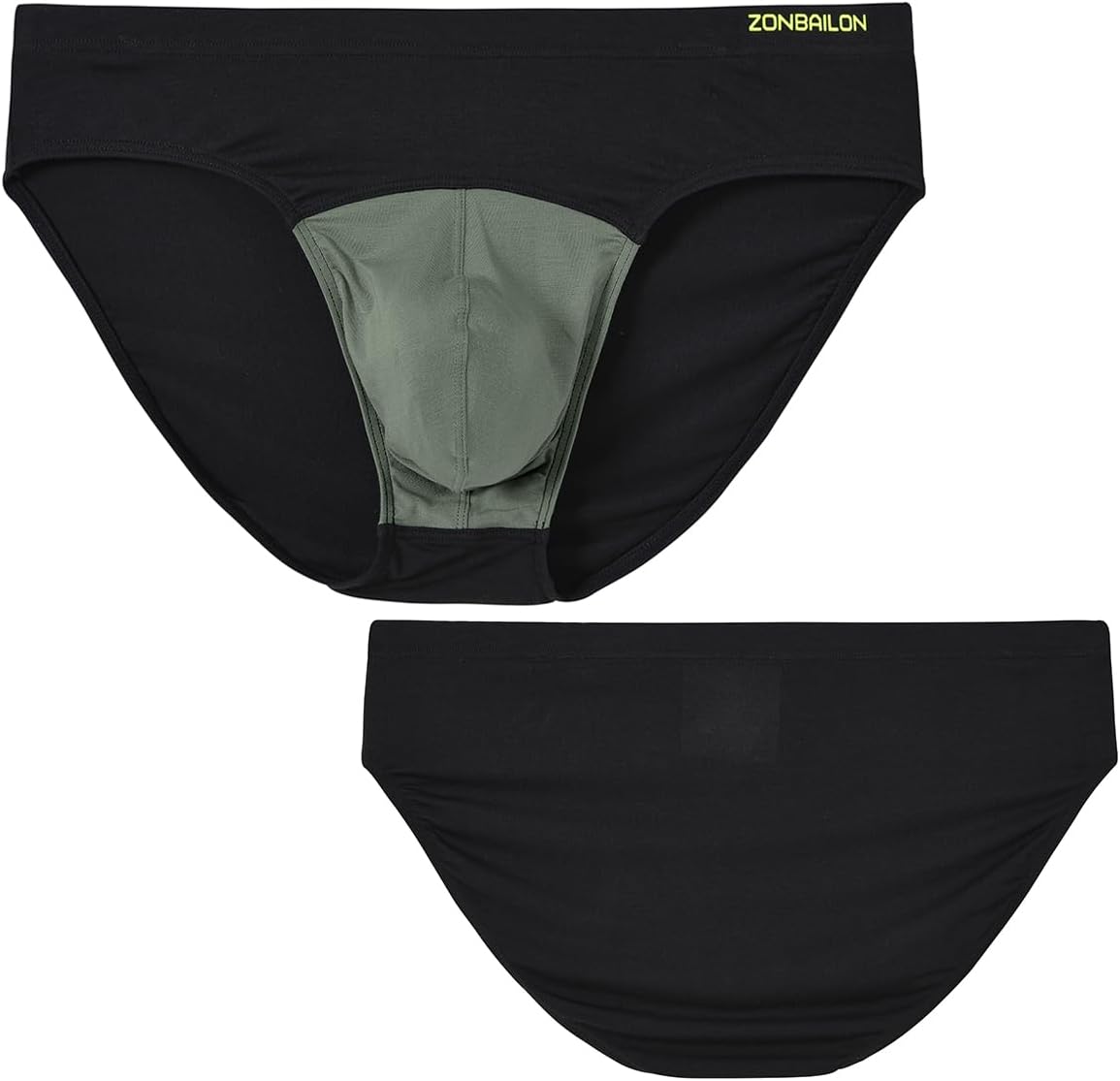 Thumbnail 2 de BIATWOWR Herren-Dreiecksunterwäsche mit großer Balltasche – weich, atmungsaktiv und ohne Etikett