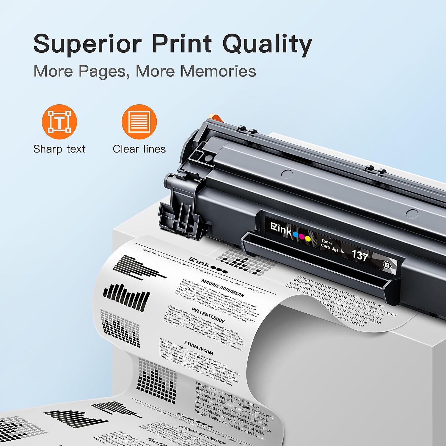 Thumbnail 3 de E-Z Ink crg137 Black Toner Cartridge 2-Pack, High Yield