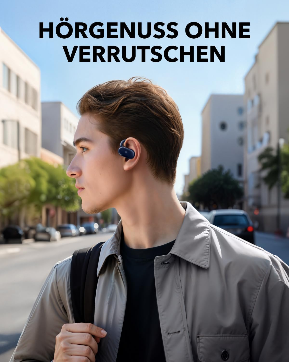 Detalle 2 de soundcore V20i von Anker Open-Ear Kopfhörer (Bluetooth 5.4, Multipoint, IP55, 36h)